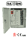 SAXXON PSU1213D8H- Fuente de Poder Profesional de 11 a 15 vcd/ 13 Amperes/ Para 8 Camaras Hasta 4k/ 1.6 Amperes por Canal/  Protección contra Sobrecargas/ Filtro de Ruido por Canal/ Uso rudo/