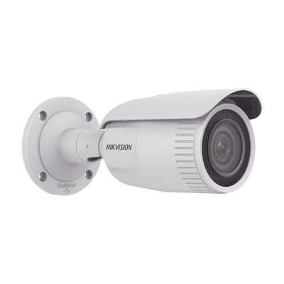 Bala IP 4 Megapixel / Lente Mot. 2.8 - 12 mm / 30 mts IR / H.265+ / Exterior IP67 / WDR 120 dB / Metal  / PoE / ONVIF 