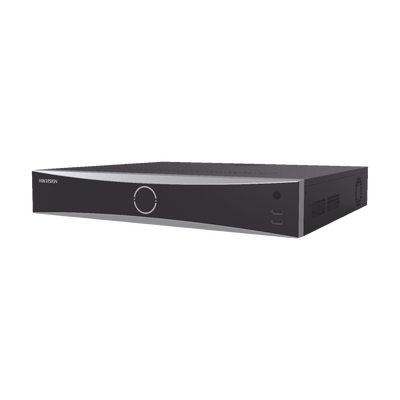 [210983] NVR 12 Megapixel (4K) / 16 canales IP / AcuSense (Evita Falsas Alarmas) / Reconocimiento Facial /  4 Bahías de Disco Duro /  HDMI en 4K / Alarmas I/O
