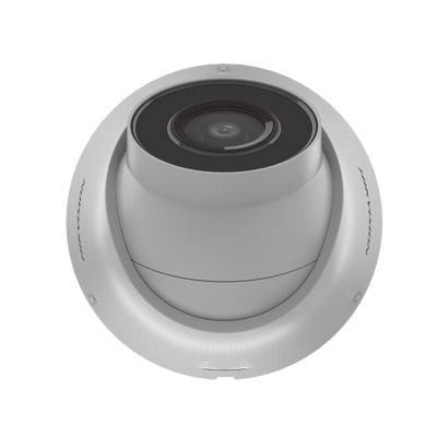 [210326] Turret IP 4 Megapixel / Lente 2.8 mm / ACUSENSE Lite (Detección de Movimiento en Humanos y Vehiculos)  / 30 mts IR EXIR 2.0 / Microfono Integrado / Exterior IP67 / WDR 120 dB / PoE / ONVIF / MicroSD