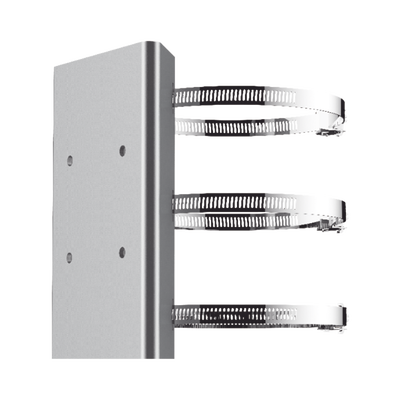 [203699] Montaje de Poste para PTZ / Acero Inoxidable / Compatible con PTZ HIKVISION