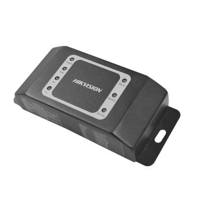 [205871] Módulo esclavo para instalaciones SEGURAS en Controles de Acceso Hikvision / Compatible con Biometricos Faciales Min Moe / Conexión RS-485  /  Soporta botón de salida y chapa.