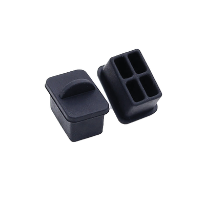 Bolsa con 25 piezas de protectores anti-polvo para puerto SFP, color negro