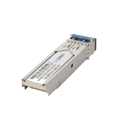 Transceptor SFP (Mini-Gbic) / Monomodo / 1.25 Gbps de velocidad / Conectores LC Dúplex / Hasta 10 km de Distancia