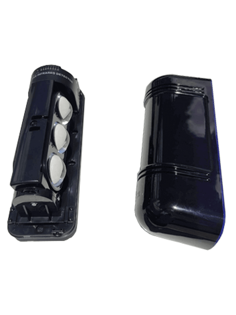 IHORN ABE100-  Detector por triple haz de luz (fotocelda) / Distancia hasta 100  Mts / Velocidad de respuesta 50mS / 12 VDC compatible con paneles IHORN / RISCO / DSC / BOSCH. 