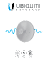 UBIQUITI ROCKETDISH RD-5G34 - Antena Direccional para Radio Conectorizado / 5.8GHz / Ganancia 34 dBi / MIMO 
