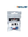 INTELLINET 210737 - Jack RJ45 CAT6 Keystone / de impacto 110 / color azul