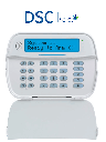 DSC HS2LCDWFP9 - Teclado LCD Alfanumérico  Inalámbrico  PowerG  con credencial de proximidad compatible con NEO 