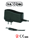SAXXON PSU1201E - Fuente de Poder Regulada de 12 Vcc 1 Amper/ Conector Macho/ Especial para Camaras de CCTV/ Usos Multiples/ 