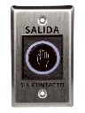 ZKTECO TLEB102 - Botón de Salida sin Contacto, Serie K11, Indicador LED, Acero Inoxidable, 12 VCC, Función NC/NO, Distancia de Detección hasta 10 cm