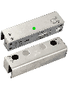 YLI YB500ULED - Cerradura Eléctrica de perno con led para Puerta de vidrio sin marco / 12 VDC / Retardo de Tiempo ajustable
