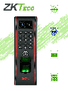 ZKTECO TF1700 - Control de Acceso Exterior de Huella, Tarjeta y Contraseña / Soporta 3000 Huellas / 10000 Tarjetas  RFID 125 khz / Almacena 30000 Registros / Conexión TCPIP / USB / Compatible con Software ZK Access 3.5