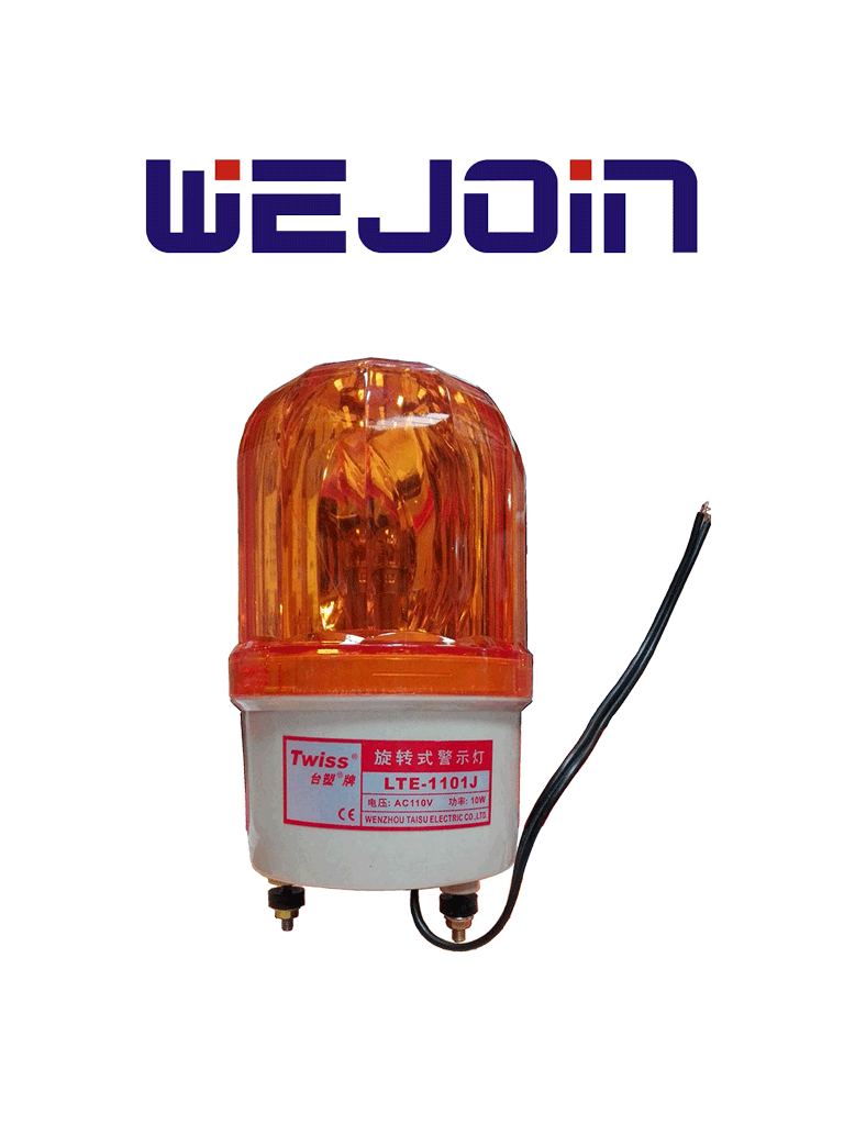[77311] WEJOIN SECULIGHT - Luz estroboscopica giratoria / Alarma audible / Compatible con barreras vehiculares / Motor deslizante