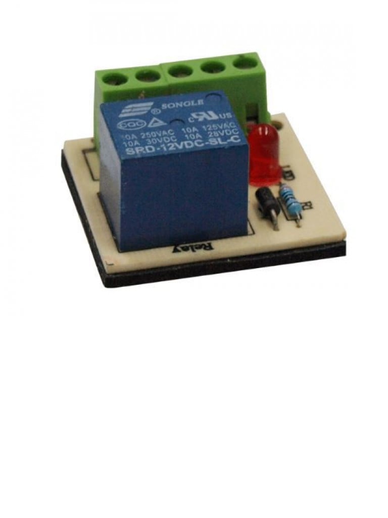 YLI PCB502 - Modulo de relevador externo / Para control de acceso / Conexiones NO /  NC /  COM a 12 VDC/ 