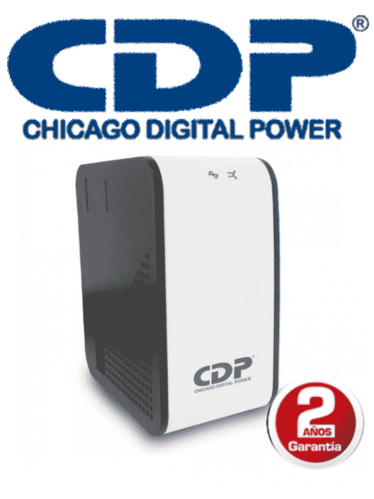[CDP084005] CDP R2C-AVR 1008 - Regulador 1KVA 400W / 4 Contactos con proteccion de sobretension / 4 Contactos con proteccion AVR / Proteccion Linea datos