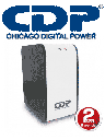 CDP R2C-AVR 1008 - Regulador 1KVA 400W / 4 Contactos con proteccion de sobretension / 4 Contactos con proteccion AVR / Proteccion Linea datos