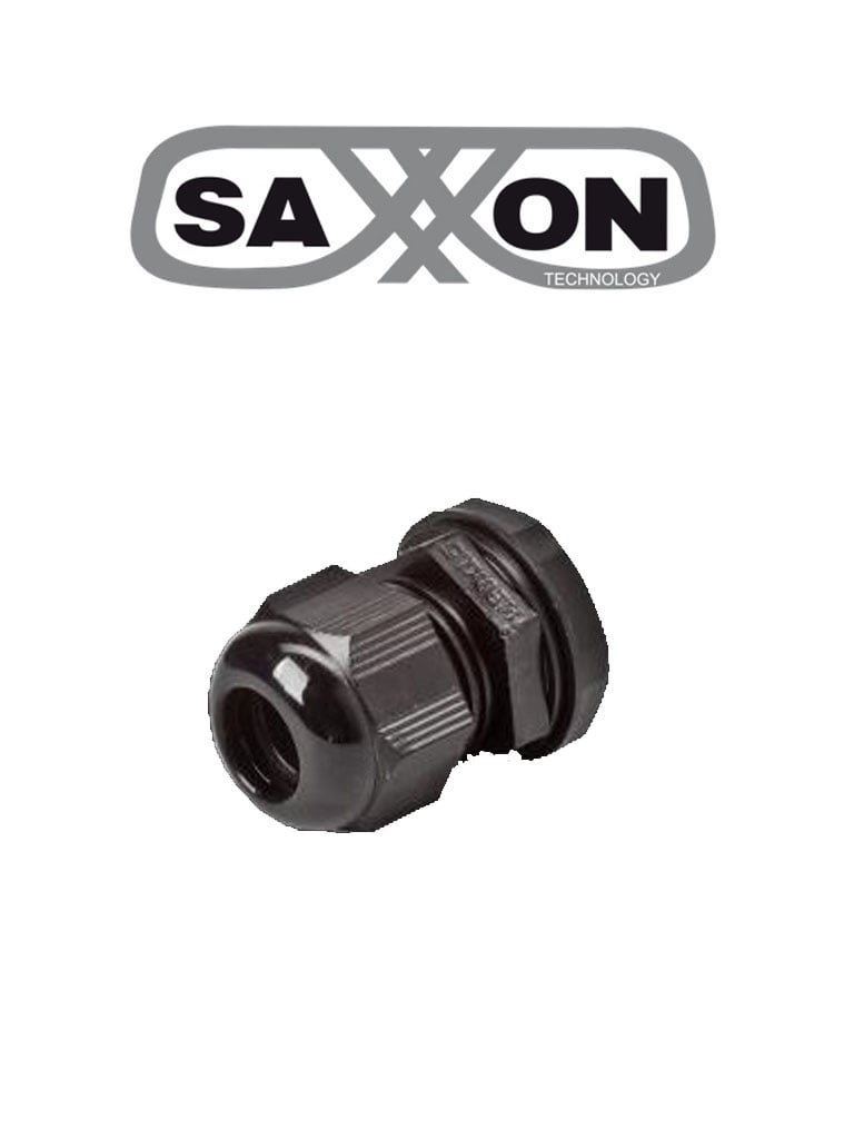 [TCE337023] SAXXON ACGBK - Glandula para protección de patchord de F.O. /Para protección de Cables de red y energía en gabinetes y barreras / Cableado en gabinetes  / Color negro