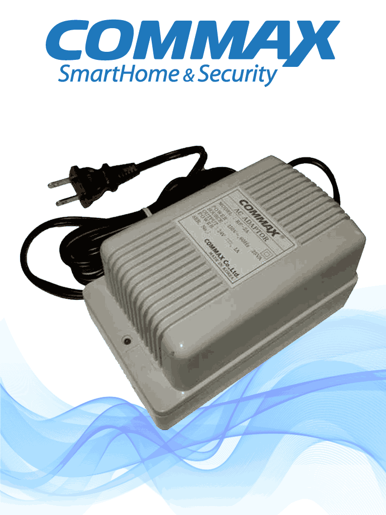 [cmx105004] COMMAX RF2A - Fuente de alimentación 24V DC 1A distribuidores de piso y edificio de la línea departamental de videoporteros Modum y de audio #Audiogate/ #Modum