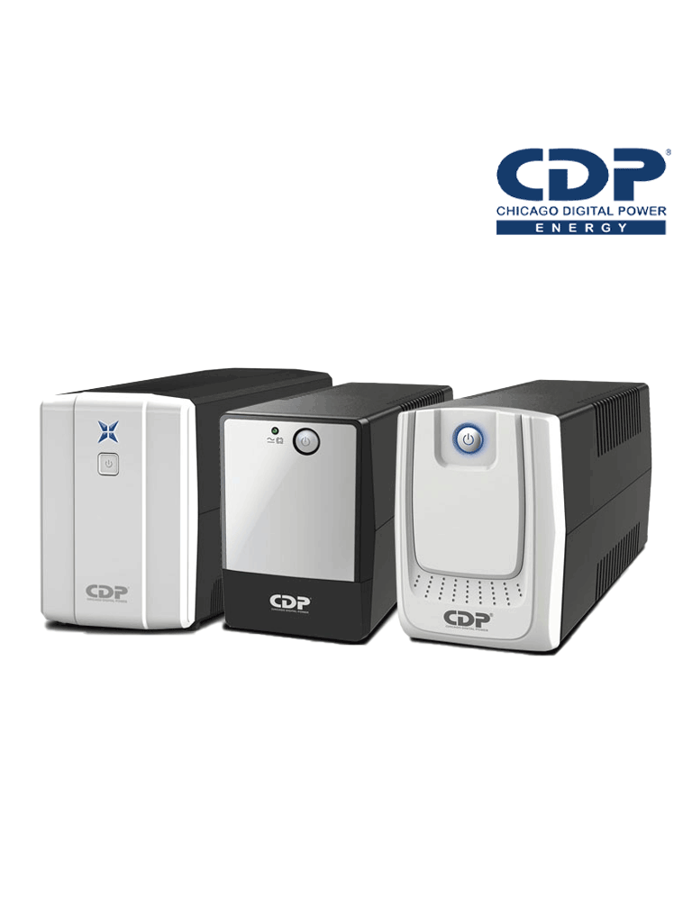 CDP RUPR1008 - UPS / 1000 Va / 500W / 4 Contactos con respaldo / 4 Contactos con supresión de picos 