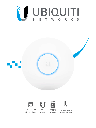Access Point UniFi, doble banda 802.11ac, MIMO 2X2, soporta 100 clientes, hasta 867 Mbps, para interior, PoE 802.3af.