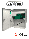SAXXON PSU1210D9B - Fuente de Poder de 12 vcd/ 10 Amperes/ Para 9 Camaras/ Compatible con Bateria de Respaldo/ 1.1 Amper por Canal/ Protección contra Sobrecargas/ Certificación UL/