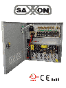 SAXXON PSU1220D18 - Fuente de 12 vcd/ 20 Amperes/ Para 18 Camaras/ 1.1 Amper por Canal/ Protección contra Sobrecargas/ Certificación UL/