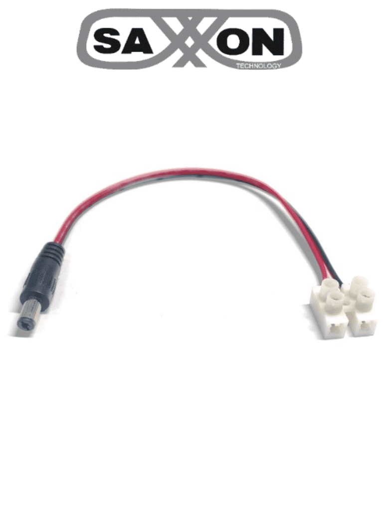 [TVN017004] SAXXON PSUWB04 - Bolsa de 10 Conectores Macho para Alimentación de Camaras/ Cable Calibre 18 AWG/