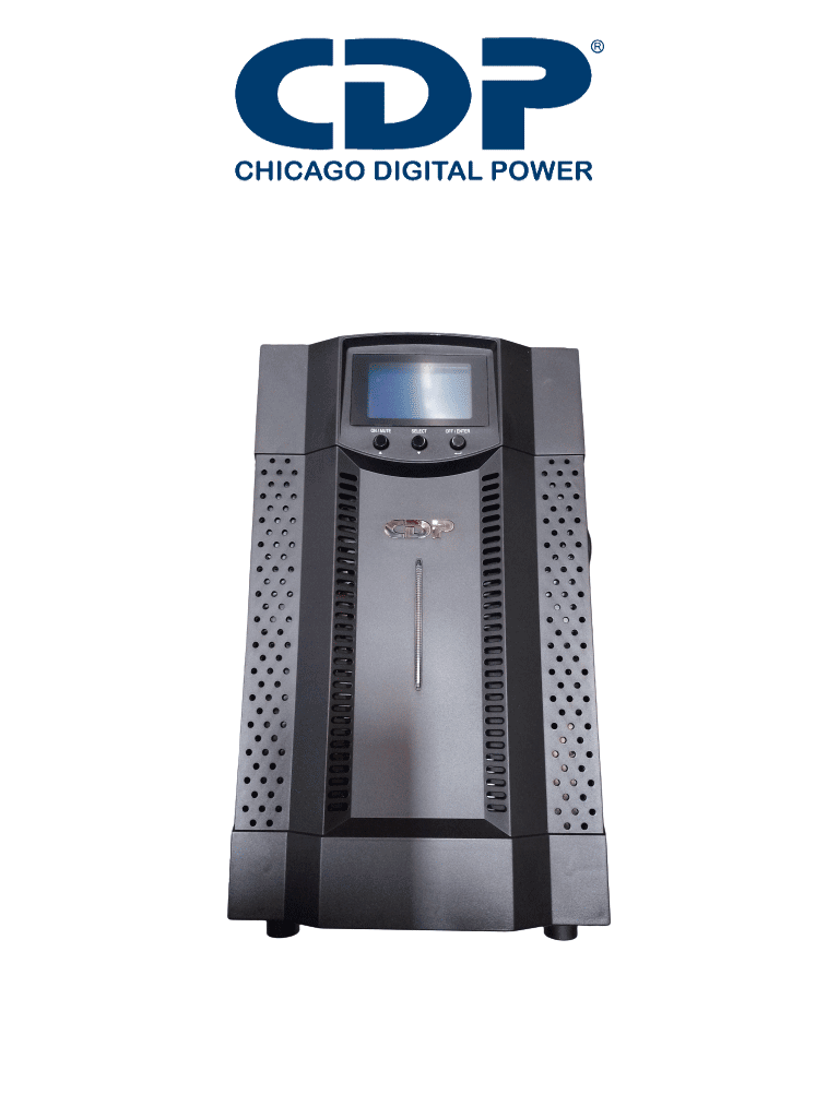 [CDP433001] CDP UPO11-2 AX UPS Online / 2000VA / 2000W / 8 Terminales de las cuales 4 son programables / Pantalla LCD / Entrada para banco de baterías / Respaldo 6 minutos carga completa / REQUIERE CLAVIJA O ADAPTADOR NEMA 5-20R  