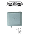 SAXXON SAXR2656 - Lectora de Tarjetas UHF para Control de Acceso Vehicular / 902 A 928 Mhz / Lectura de Largo Alcance de 1 a 6 metros / Encriptable / Compatible con Enrolador FC06