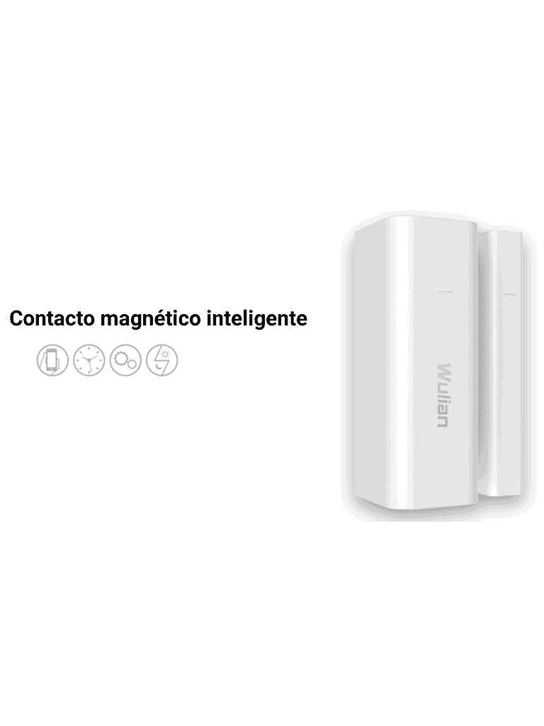 [SXI479004] WULIAN DOORDETECTOR - Contacto Magnético Inteligente para Puerta o Ventana /  Zigbee / Envía Alertas con cada Evento de Intrusión y Vincula con otros Dispositivos Wulian a traves de aplicacion en celular