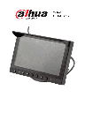 DAHUA DHI-MLCDF7-E  Monitor Led de 7 Pulgadas Widescreen TFT-LCD/ Especial para DVRs Moviles/ Conector M12/ Brillo de 350 cd/
