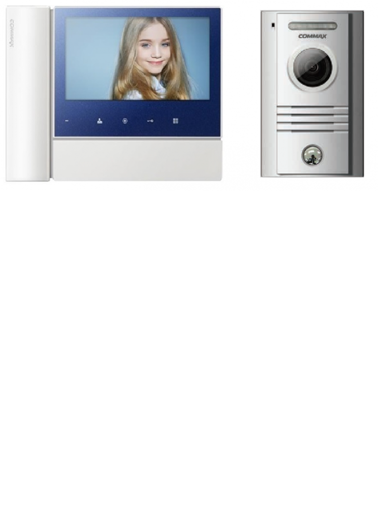 [cmx104075] COMMAX CDV70N2DRC40KPAQ - Monitor color 7 pulgadas y frente de calle / Soporta 1 auricular / Conexion para monitor adicional