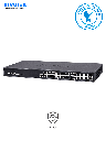 VIVOTEK AW-GEV-267A-370 - VIVOCAM Switch PoE Administrable L2+/ 24 puertos PoE GE RJ45/ 2 puertos Combo GE RJ45,SFP / 370W Totales/ 30W por puerto/ 52Gbps/ Gestión de Vigilancia IP