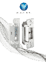YLI YS138S - Cerradura eléctrica estándar americano / Con señal ajustable NO /  NC / Uso rudo / Soporta voltaje dual 12 VDC o 24 VDC