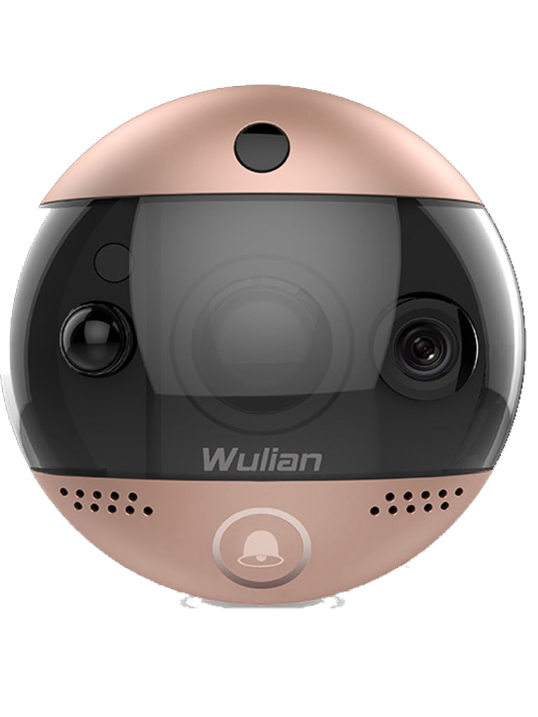 WULIAN DOORGUARDIAN - Video Portero y Mirilla Inteligente/  Zigbee  / Envia Notificaciones de Llamado a su Puerta a traves de App/ Si Vincula con Cerradura Wulian puede Aperturar de forma Remota 