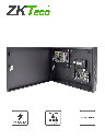 ZKTECO C3100B - Control de Acceso Profesional para 1 Puerta / Gabinete y Fuente / Sin Biometría / Fácil Administración con Software ZKAccess 3.5
