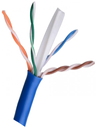 SAXXON OUTP6CCA305AZ3 - Cable UTP CCA / Categoria 6 / Color azul obscuro / Interior / 305  Mts / Redes / Video / 4 Pares