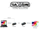 SAXXON LKV372S- Kit mini extensor  HDMI/ Cable UTP recomendado CAT 6/ 6A/  1080p / 50 Metros / Alimentacion MICRO  USB / Compatible con  HDCP 1.4 / PLUG & PLAY