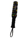 ZKTECO D180 - Detector de Metales Portátil / Alta Sensibilidad / Indicador Visual / Sonido y Vibración / Batería Recargable 9VDC Hasta 40 horas con una Sola Carga 