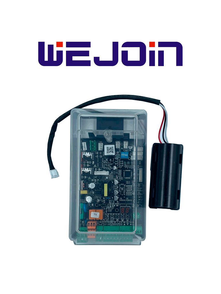 WEJOIN WJBGMBLACK - Panel de control para barrera / Logica digital de control / Contactos UP DOWN /  RS485 / Incluye capacitor