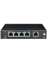 UTEPO UTP3SW0401TP60 - Switch  PoE de 5 Puertos Fast Ethernet/ 4 Puertos  PoE/ 60  Watts Totales/ 1 Puerto Uplink/ Estándares  802.3af & at / Conexión hasta 250m en Modo CCTV/ No administrable 