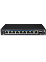 UTEPO UTP3GSW0802TSP120 - Switch PoE de 10 Puertos/ 8 Puertos  PoE  10/100/1000 Mbps/ 1 Puerto 10/100/1000 Mbps RJ-45/ 1 Puerto SFP 1000 Mbps/ PoE 120 Watts Totales/ Hasta 250m de conexión en modo CCTV/ No administrable 