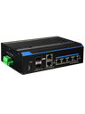 UTEPO UTP7204GEHPOE - Switch  Gigabit industrial high  PoE 4 puertos / 802.3 AF /  802.3at / 2 Puertos combo UPLINK  Gigabit / Hasta 60W por puerto / 120W Totales/ Din Riel 