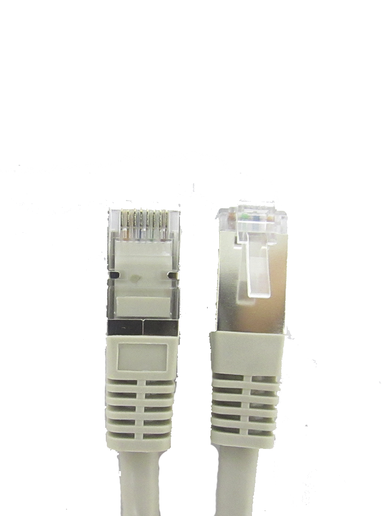 SAXXON P5E3SG - Cable patch cord UTP 3 metros / CAT 5E / Blindado / Color gris