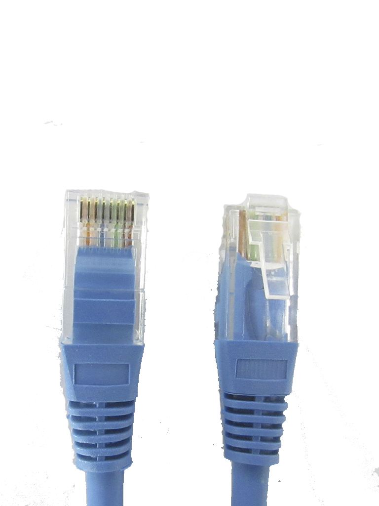 SAXXON P61UA - Cable patch cord UTP 1 metro / CAT 6 / Color azul