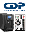 CDP UPO11-1 - UPS Online de 1 KVA / 900  Watts / 4 Terminales de salida / Baterias 12V / 9AH X 2 / Respaldo 4 MIN carga completa 