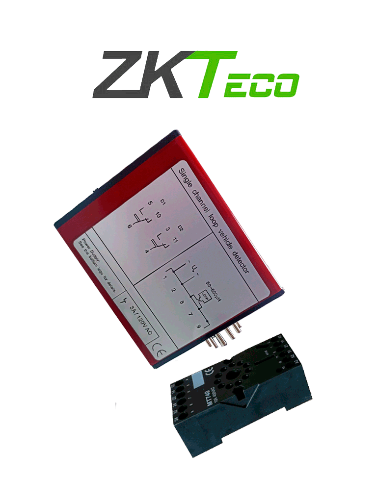 [ZTA151020] ZKTECO ZF500 - Sensor de Masa para Control de Acceso Vehicular  / 110 VAC / 3A  / Un Canal / Nivel de Sensibilidad Ajustable  / Para Tráfico Pesado / Compatible con Barreras Wejoin / ZKTeco y Otras Marcas