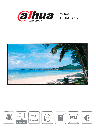 DAHUA LM55S400 - Pantalla 4K 55 pulgadas / Profesional para CCTV / Ultra  HD / Panel nivel industrial / 24/7 / Brillo 450 NITS / 6MS / Carcasa de metal