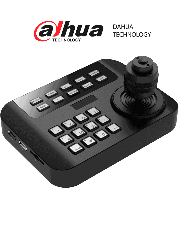 DAHUA MKB1100- Teclado y Joystick Especial para DVR y NVR Movil/ Controla PTZ Movil/ Conexion USB/ 22 Botones de Operación/ Joystick de 3 Ejes/ 5VDC/ #LoNuevo
