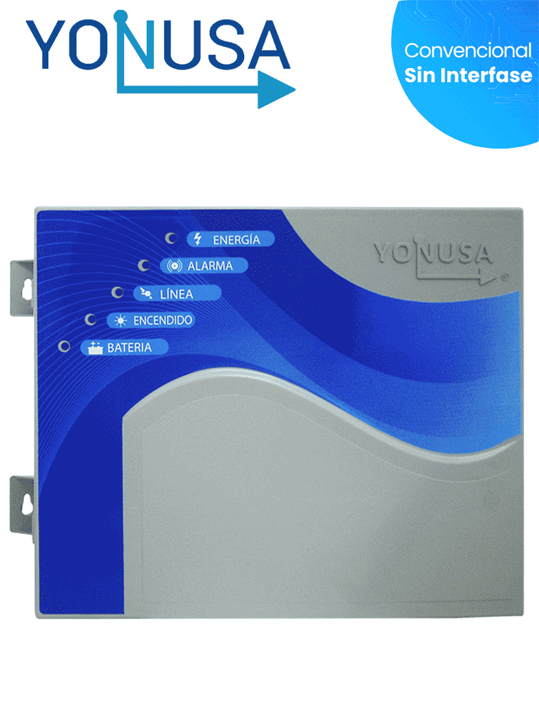 YONUSA EY12000127P - Energizador para solución de cerco eléctrico con salida de 12000V y 3500 metros Lineales / Sin interface/ Soporta modulo  WiFi y batería de respaldo
